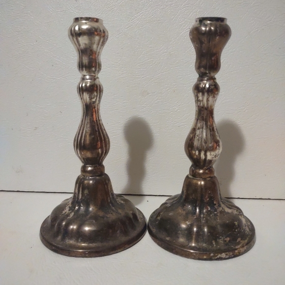 Towle Silver Candlestick Holders - Picture 2 of 6